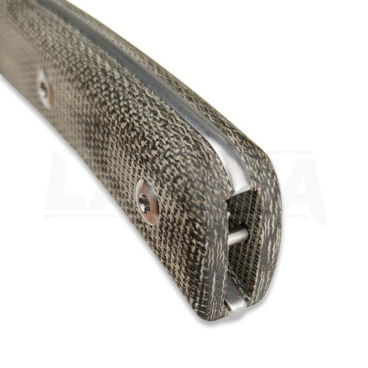 StraightLine Buster - Stonewashed - Green Canvas Micarta kniv