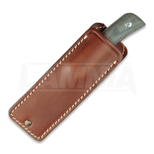StraightLine Buster - Stonewashed - Green Canvas Micarta kniv