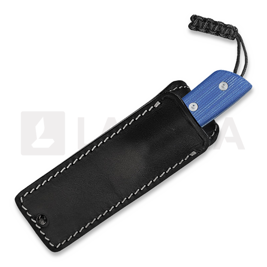 StraightLine Digger - Stonewashed - Blue Canvas Micarta veitsi