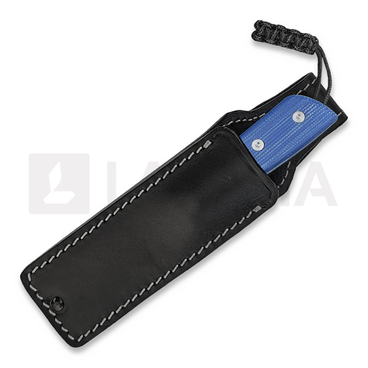 StraightLine Digger - Stonewashed - Blue Canvas Micarta veitsi