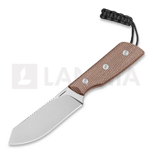 StraightLine Digger - Stonewashed - Natural Canvas Micarta nož