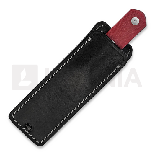 StraightLine Erny - Satin - Red G10 kniv