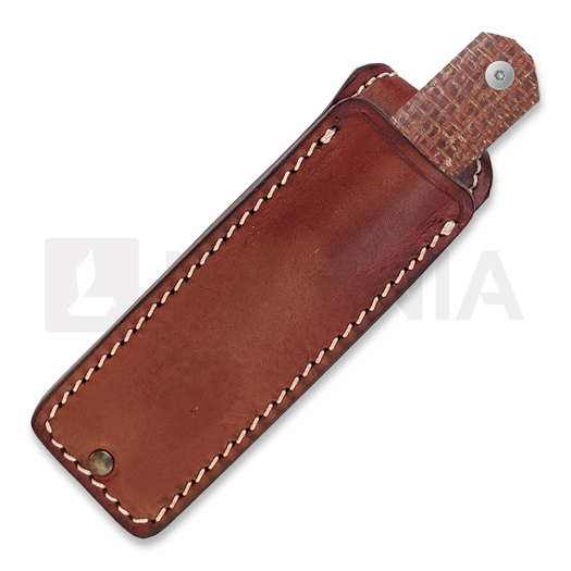 Coltello StraightLine Erny - Stonewashed - Brown Burlap Micarta