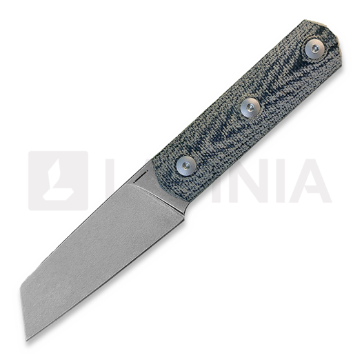 StraightLine Erny - Stonewashed - Denim Canvas Micarta kés