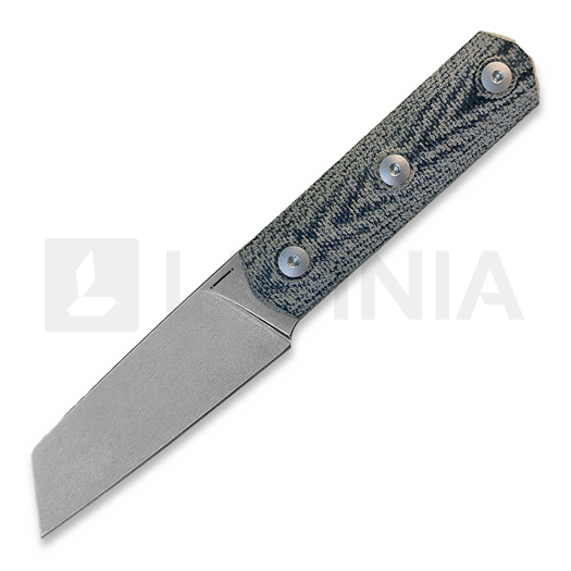 StraightLine Erny - Stonewashed - Denim Canvas Micarta kés