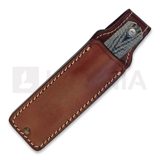 StraightLine Erny - Stonewashed - Denim Canvas Micarta kniv