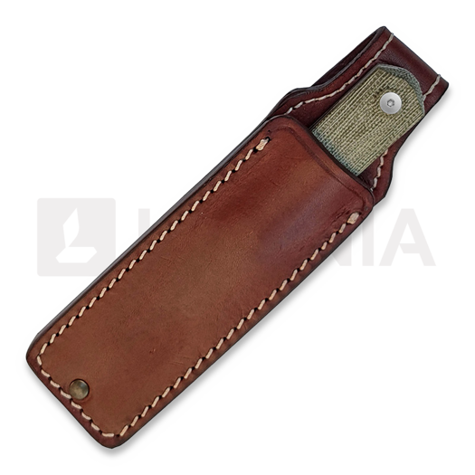 StraightLine Erny - Stonewashed - Green Canvas Micarta knife
