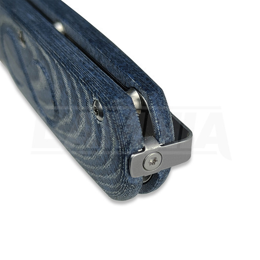 StraightLine Rox - Stonewashed - Denim Canvas Micarta k&auml;&auml;nt&ouml;veitsi