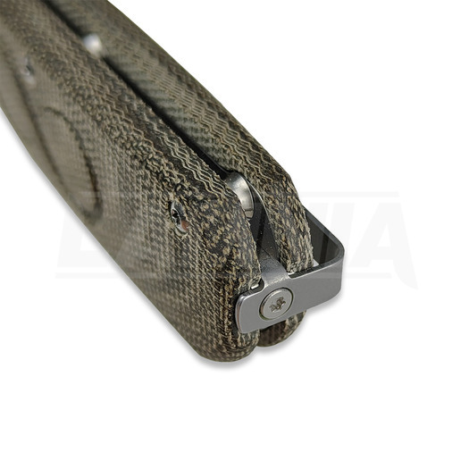 StraightLine Rox - Stonewashed - Green Canvas Micarta k&auml;&auml;nt&ouml;veitsi