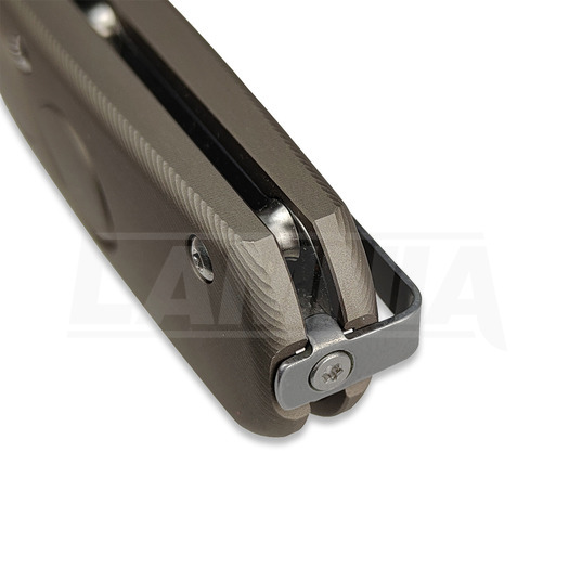 Coltello pieghevole StraightLine Rox - Stonewashed - Titanium