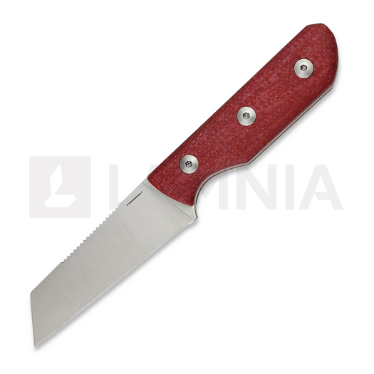 StraightLine Scorer - Satin - Red Burlap Micarta mes