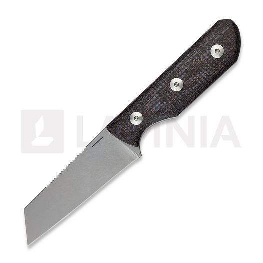 Nóż StraightLine Scorer - Stonewashed - Brown Burlap Micarta