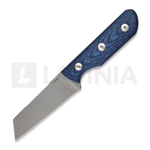 StraightLine Scorer - Stonewashed - Denim Canvas Micarta kés