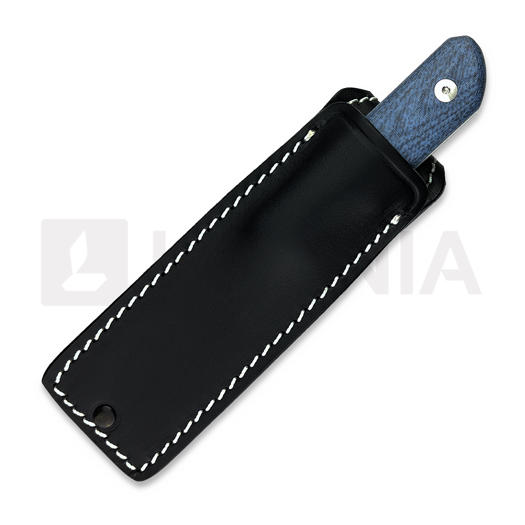 StraightLine Scorer - Stonewashed - Denim Canvas Micarta knife