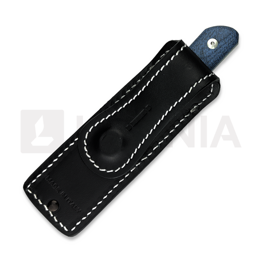 StraightLine Scorer - Stonewashed - Denim Canvas Micarta knife