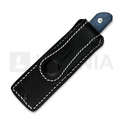 Coltello StraightLine Scorer - Stonewashed - Denim Canvas Micarta