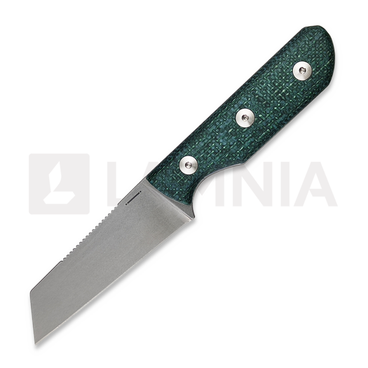 มีด StraightLine Scorer - Stonewashed - Green Burlap Micarta