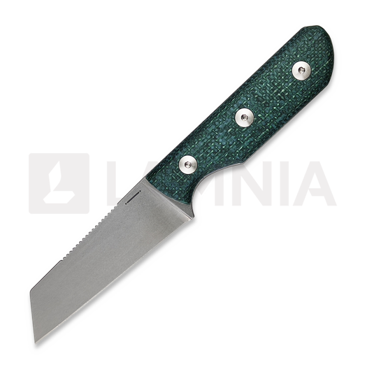 Nóż StraightLine Scorer - Stonewashed - Green Burlap Micarta