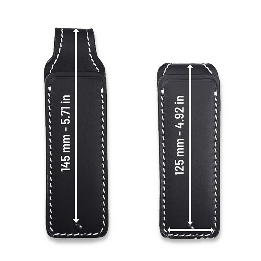 StraightLine Smart Mag - Leather tuppi, musta