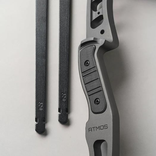 Survival Archery Systems Atmos Compact Modern Longbow, cobalt, 55 draw, left