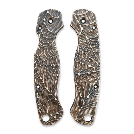 Handle scales Svechnikov Workshop Spyderco Para Military 2 Spider Web