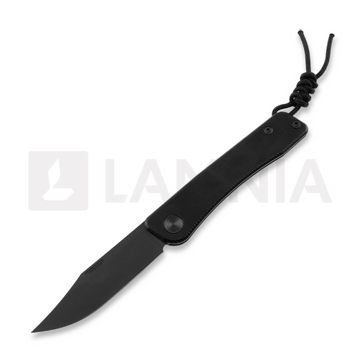 Coltello pieghevole Tactile Knife Bexar - DLC - Titanium, nero