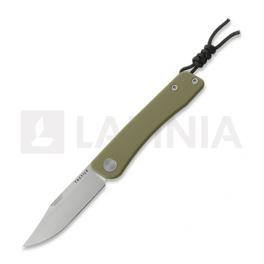 Tactile Knife Bexar - Stonewash - G10 Taschenmesser, olivgr&uuml;n