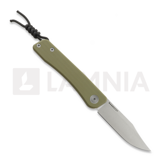 Coltello pieghevole Tactile Knife Bexar - Stonewash - G10, verde