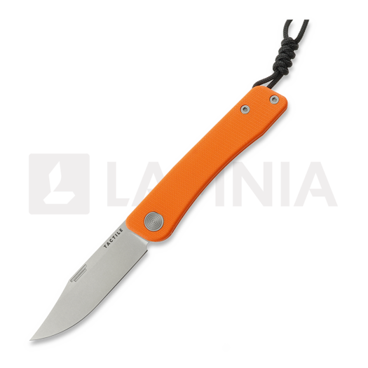 Coltello pieghevole Tactile Knife Bexar - Stonewash - G10, arancione