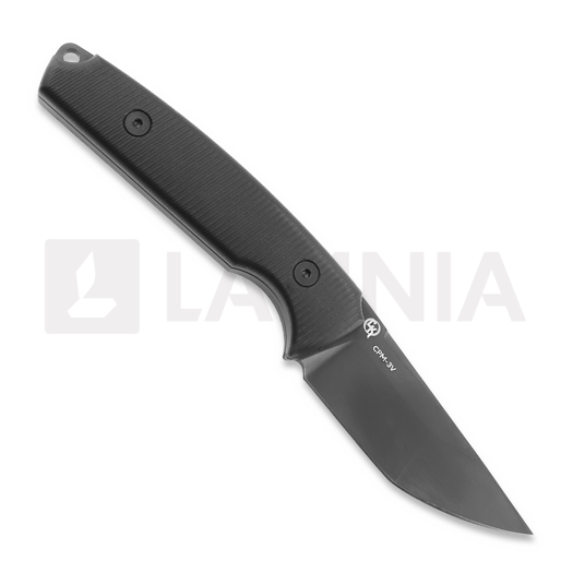 Coltello Tactile Knife Dreadeye CPM-3V DLC, Leather