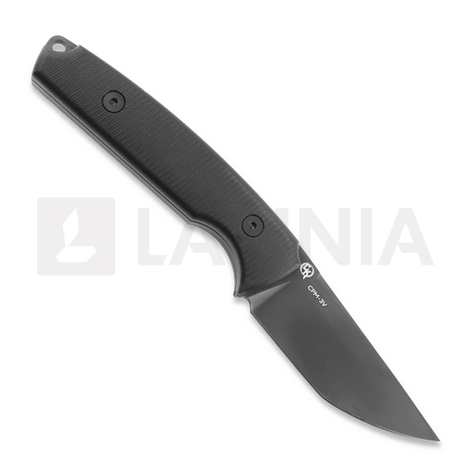Tactile Knife Dreadeye CPM-3V DLC knife, Leather