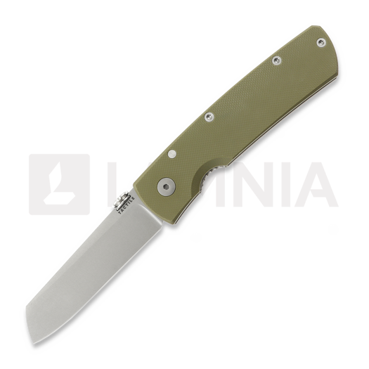 Nóż składany Tactile Knife Mariner 2 - Stonewash - G10, oliwkowa