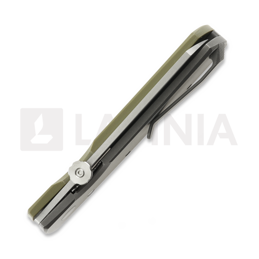 Tactile Knife Mariner 2 - Stonewash - G10 kääntöveitsi, oliivinvihreä