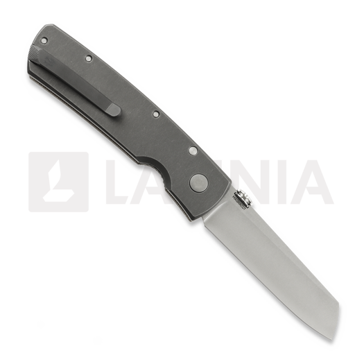 Tactile Knife Mariner 2 - Stonewash - Micarta folding knife, natural