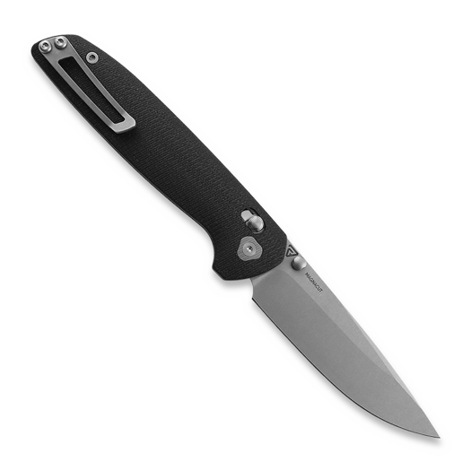 Tactile Knife Maverick - Stonewash - G10 kääntöveitsi, musta