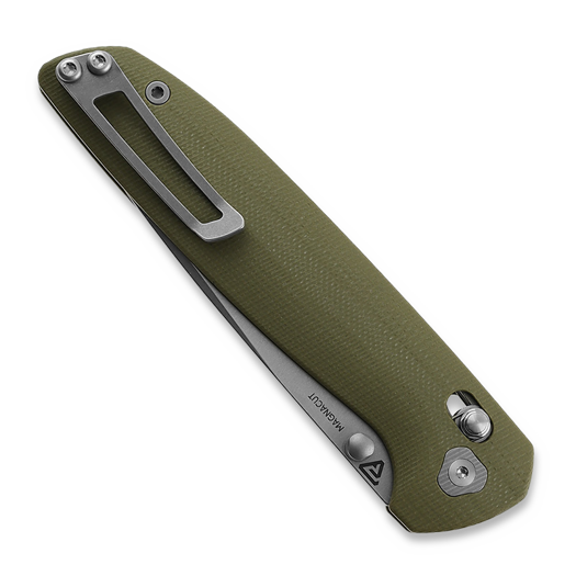 Tactile Knife Maverick - Stonewash - G10 kääntöveitsi, oliivinvihreä