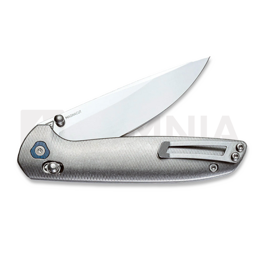 Tactile Knife Maverick - Stonewash - Titanium folding knife