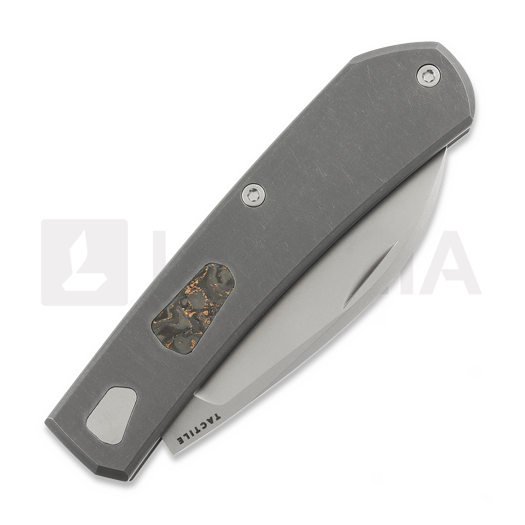 Coltello pieghevole Tactile Knife Ranger Wharncliffe - Beadblast - Titanium, Copper Techno Carbon