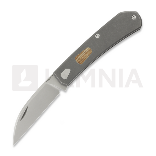 มีดพับ Tactile Knife Ranger Wharncliffe - Beadblast - Titanium, Vintage Micarta