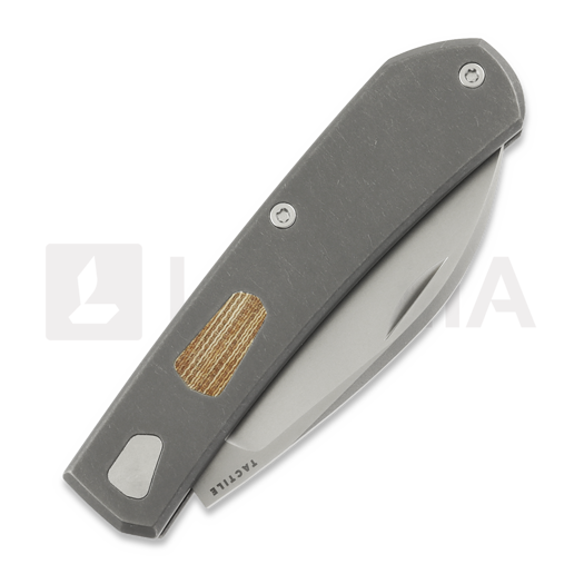 Tactile Knife Ranger Wharncliffe - Beadblast - Titanium &ouml;sszecsukhat&oacute; k&eacute;s, Vintage Micarta