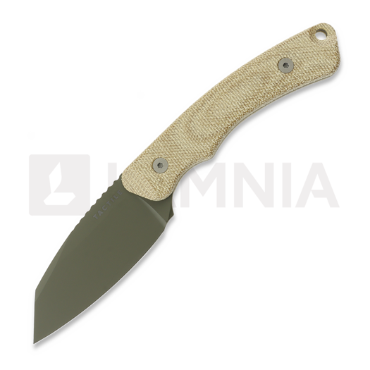 Tactile Knife Redhawk - Green Cerakote - Micarta kés, natural