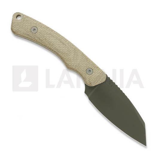 Tactile Knife Redhawk - Green Cerakote - Micarta k&eacute;s, natural