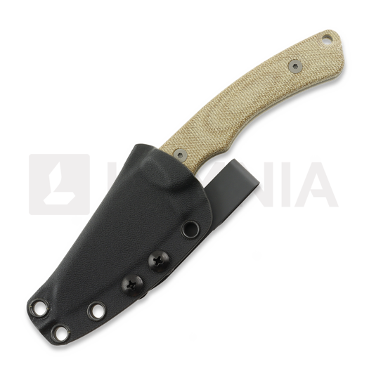 Tactile Knife Redhawk - Green Cerakote - Micarta peilis, natural