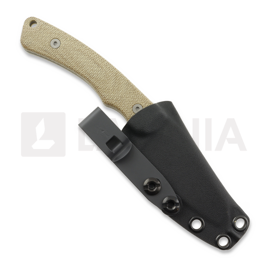 Tactile Knife Redhawk - Green Cerakote - Micarta peilis, natural