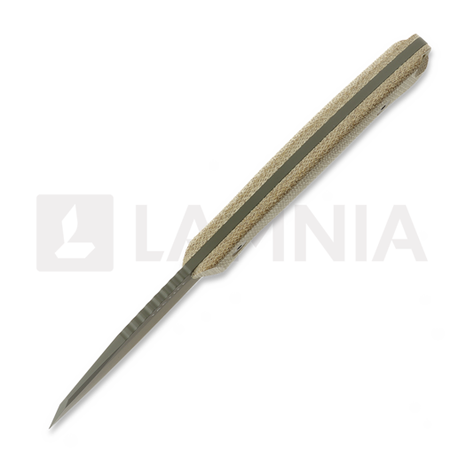 Tactile Knife Redhawk - Green Cerakote - Micarta k&eacute;s, natural