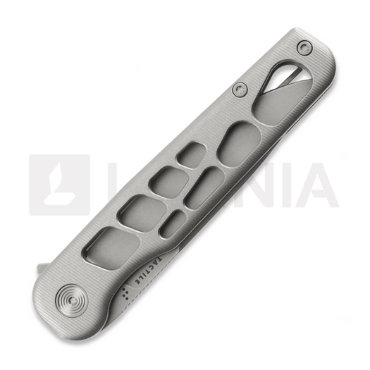 Coltello pieghevole Tactile Knife Rockwall Flipper V2 Skeletonized - Stonewash - Titanium