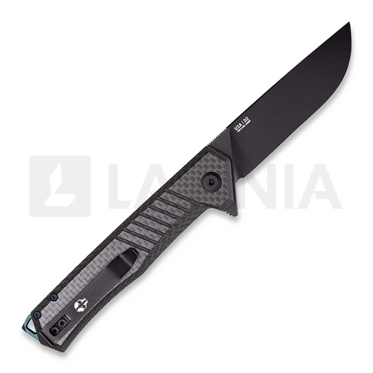 Tekto Knives F1 Alpha Linerlock CF/Blue sulankstomas peilis