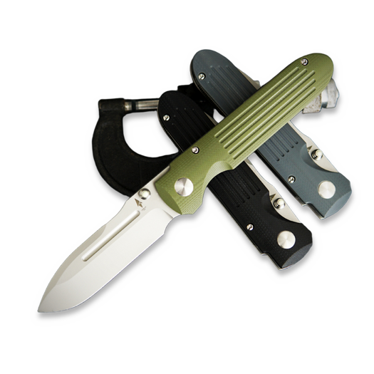 Terrain 365 Invictus AT sulankstomas peilis, OD Green G10