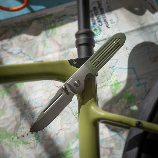 Terrain 365 Invictus ATB G-10 OD Green sulankstomas peilis
