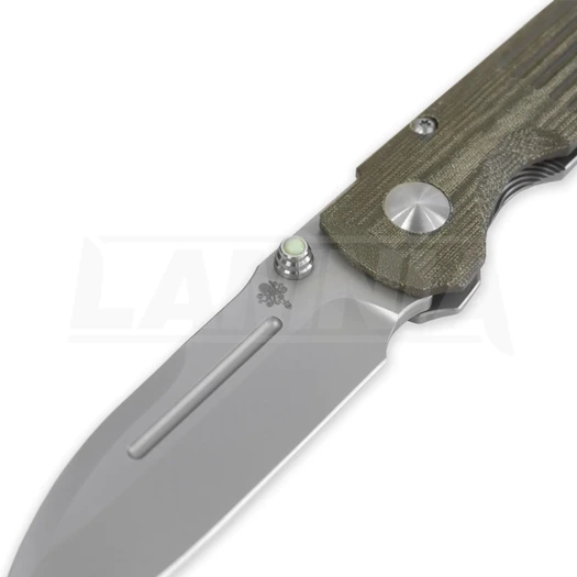 Zav&iacute;rac&iacute; nůž Terrain 365 Invictus ATC, Green Linen Micarta